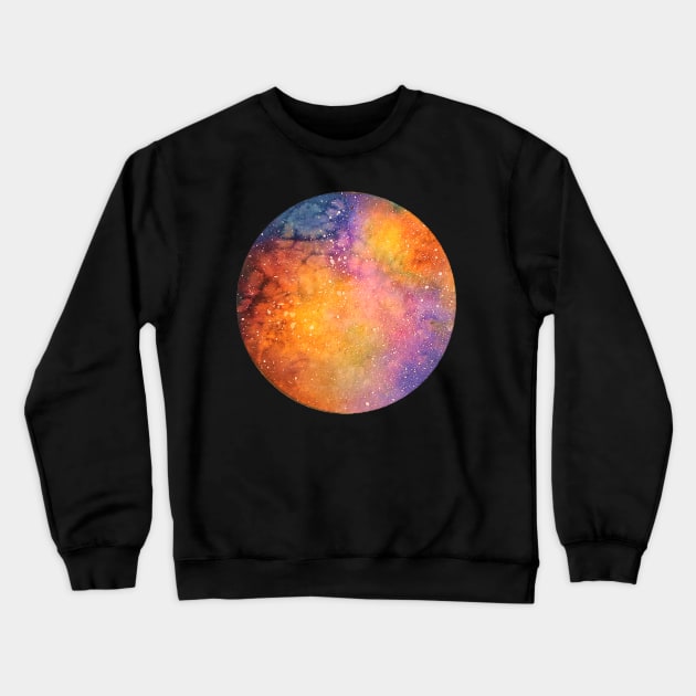 Tiny Nebula #2 Crewneck Sweatshirt by Euminee